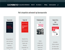 Tablet Screenshot of easycratie.nl